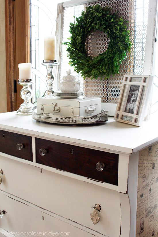 Empire Dresser Makeover from Confessions of a Serial Do-it-Yourselfer