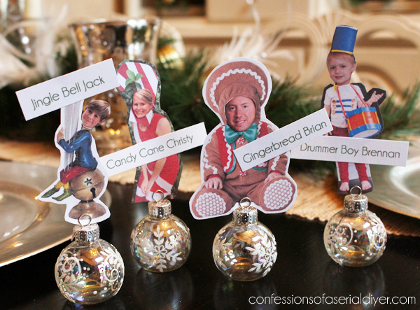 Another fun place card idea from Confessions of a Serial Do-it-Yourselfer
