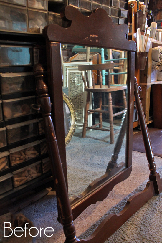 Antique-Dressing-Table-Mirror-Before
