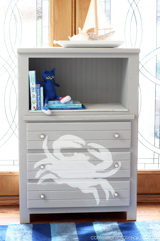 Dresser perfect for a boys room from Confessions of a Serial Do-it-Yourselfer
