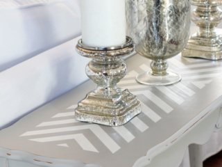 Give a plain table a cool update with pattern