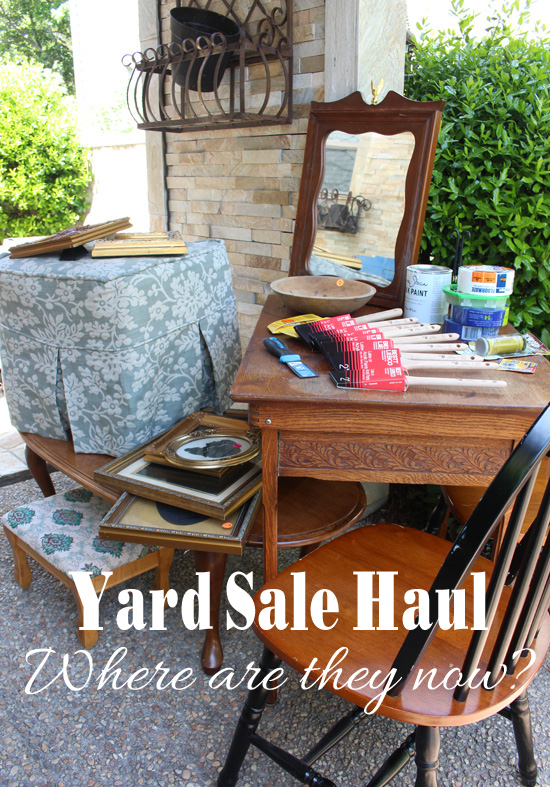 Yard Sale Haul...come see what happened to these thrifty finds!