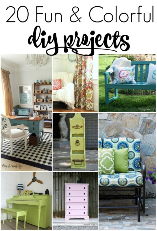 20 Fun and Colorful DIY Projects
