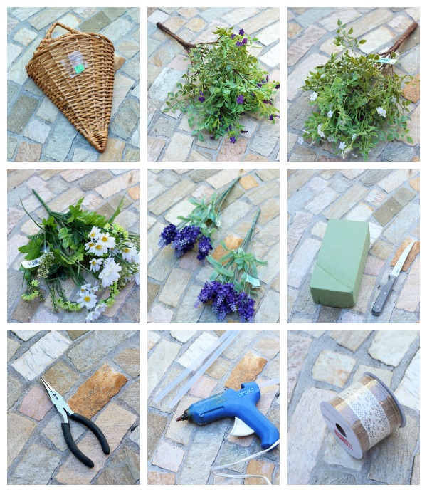 Summer Wildflower Basket Supplies 1