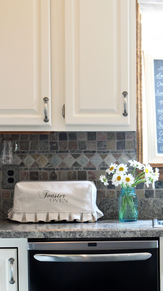 DIY Toaster Oven Cover from Drop Cloth