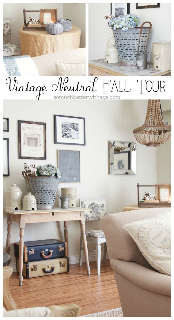 Vintage Neutral Fall Tour from So Much Better with Age
