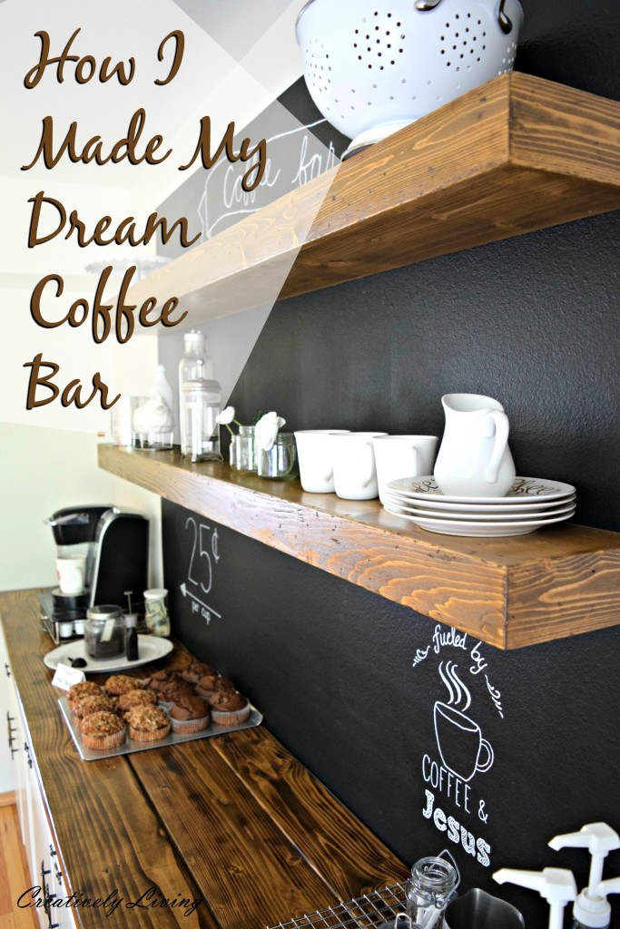 How I Made my Dream Coffee Bar from Creatively Living