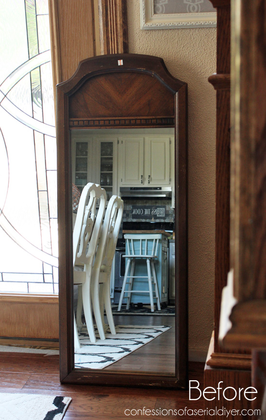 Fabric-Inlaid-Mirror-Before