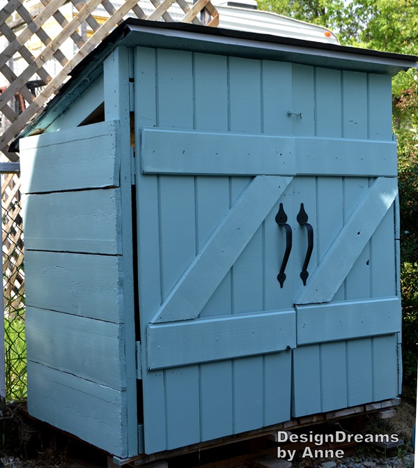 The Mini Shed Project aka I built a shed for $30 by Design Dreams by Anne