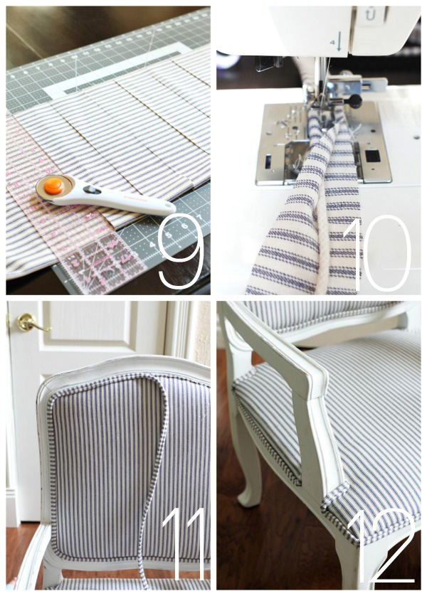 How to upholster a french provincial chair from confessionsofaserialdiyer.com