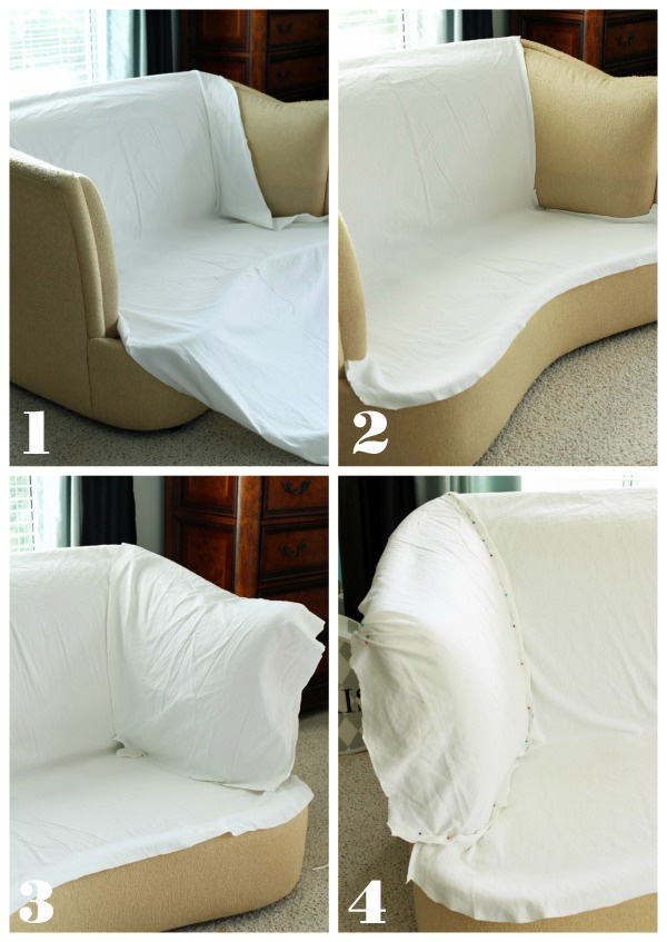 Simple Sofa Slipcover Confessions Of, How To Make A Sofa Cover Pattern