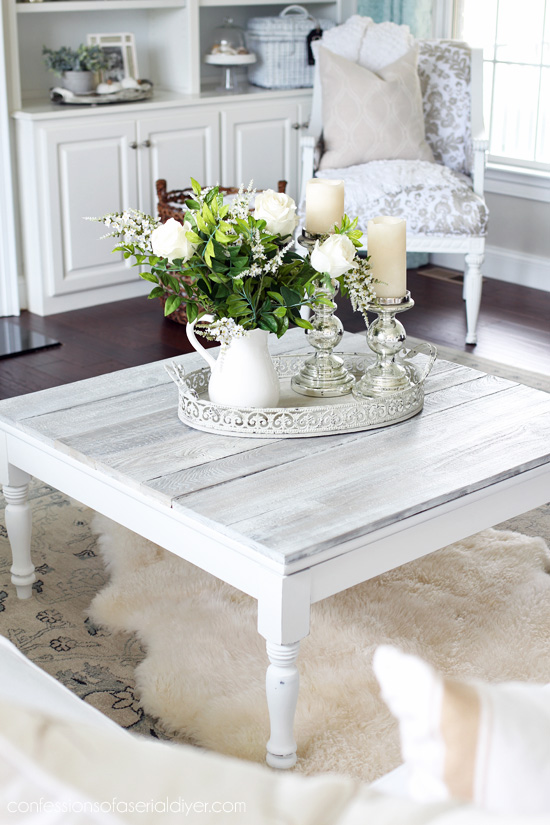 Square Coffee Table Redo Confessions, How To Redo My Coffee Table
