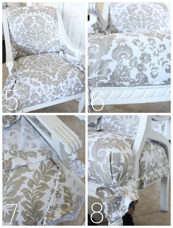 How to upholster a chair.