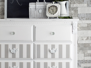 Dresser turned Office Storage from confessionsofaserialdiyer.com
