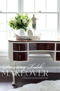 $30 Thrift Store Dressing Table Makeover | Confessions of a Serial Do ...