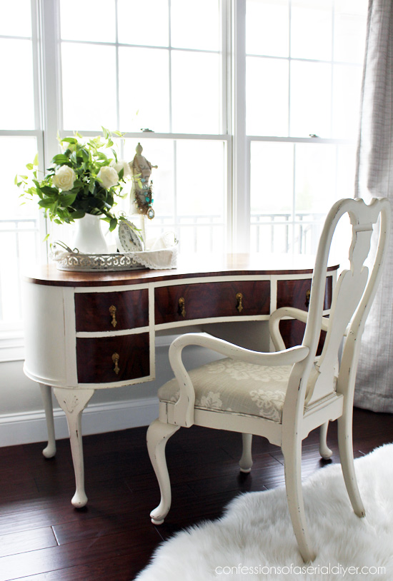 Queen Anne Chair Makeover