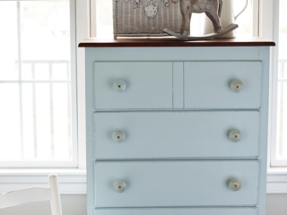 $25 Antique Dresser Makeover