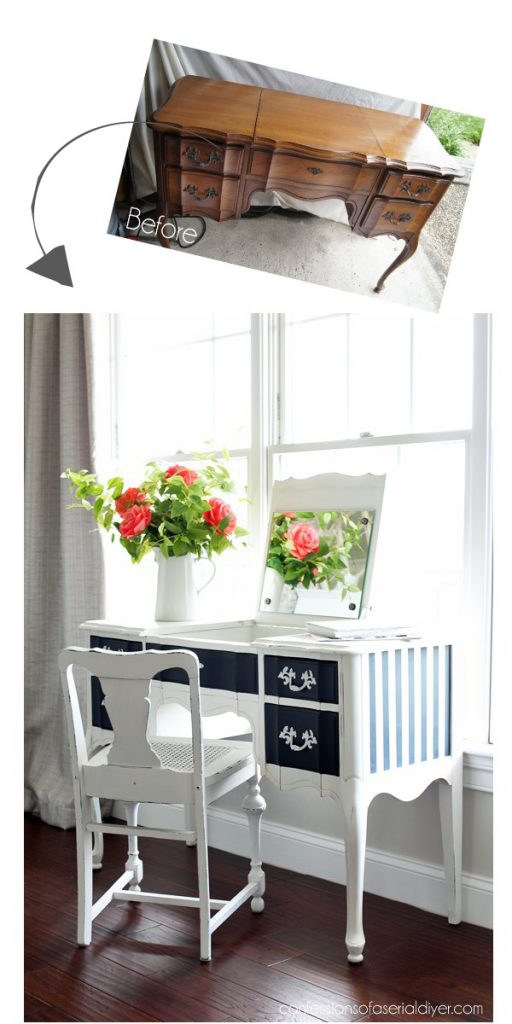 Dressing Table Repoduction French Provincial Dressing Table Redo | Confessions of a Serial Do-it ...