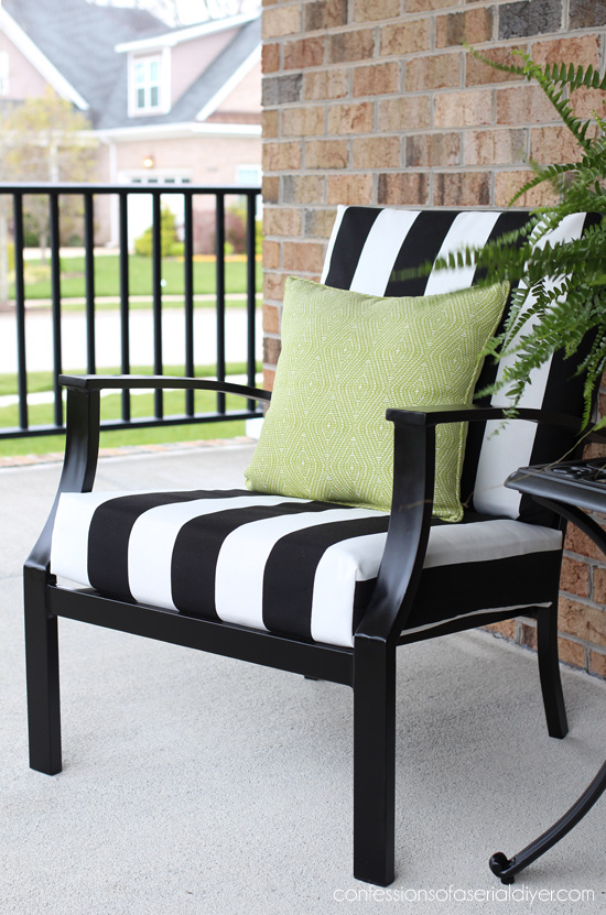 How to give new life to outdoor furniture from confessionsofaserialdiyer.com