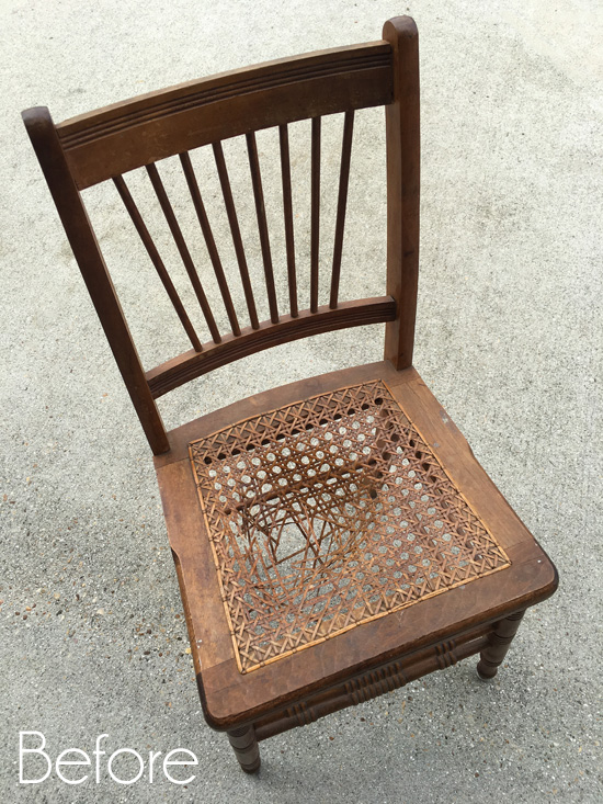 Simple Fix For A Broken Cane Seat Confessions Of Serial Do It Yourselfer - Can You Fix Broken Rattan Furniture
