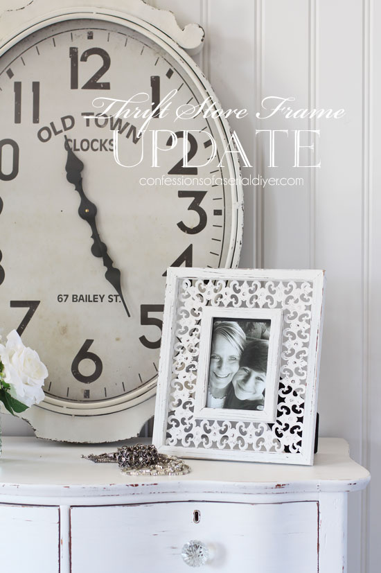 Visit thrift stores to find frames that you can paint!