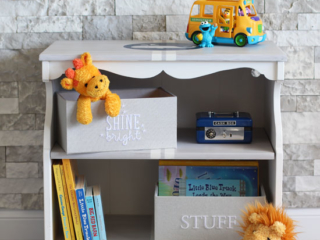 Ethan Allen bedside table makeover