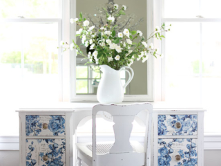 Desk and Mirror Makeover
