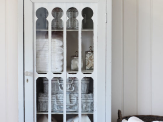 Antique sheet music cabinet