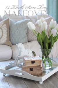$4 Thrift Store Tray Makeover | Confessions of a Serial Do-it-Yourselfer
