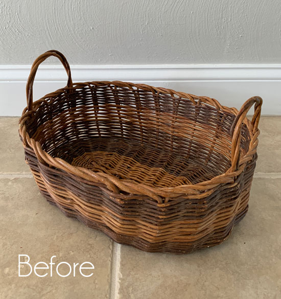 How to Paint a Basket the Easy Way
