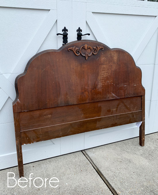 Antique Headboard turned Bench