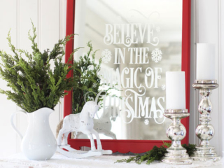 How to faux etch a mirror