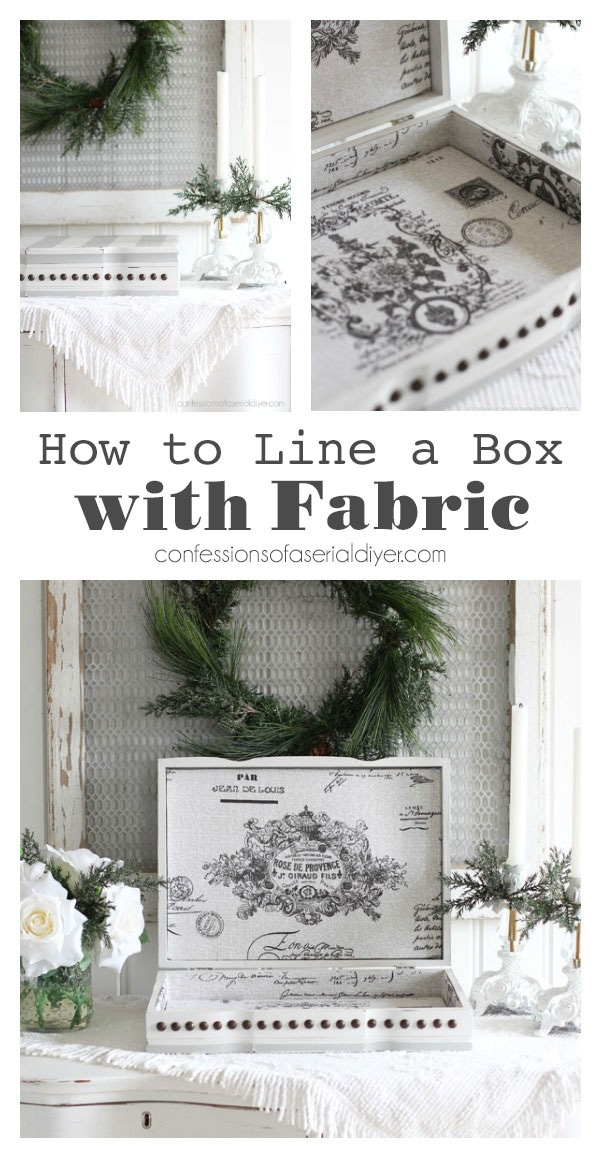How to Line a Box with Fabric