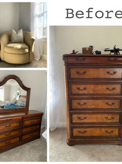 Painted Bedroom Furniture and Master Bedroom Reveal