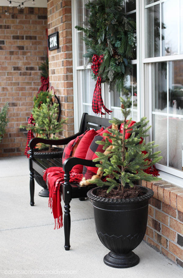 Front Porch Christmas decor