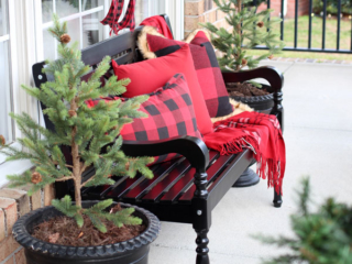 Front Porch Christmas decor
