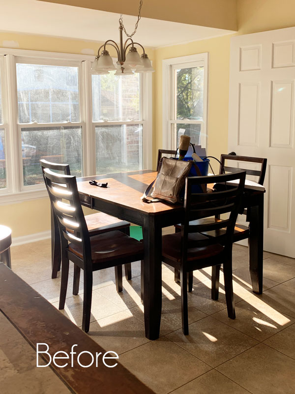 To Paint A Dining Table And Chairs, How To Paint Dining Chairs Black And White