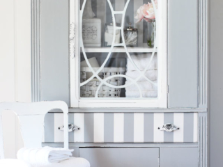 Painted China Cabinet