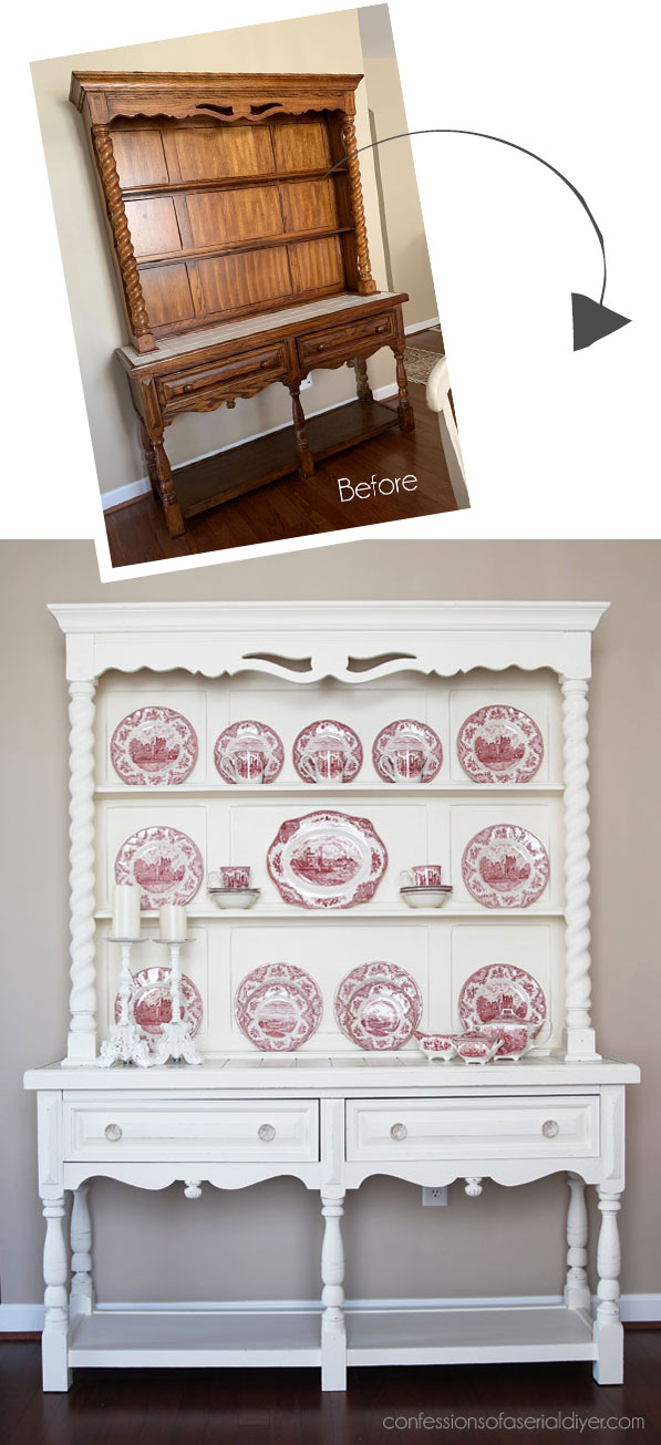 Hutch painted in Dixie Belle Buttercream