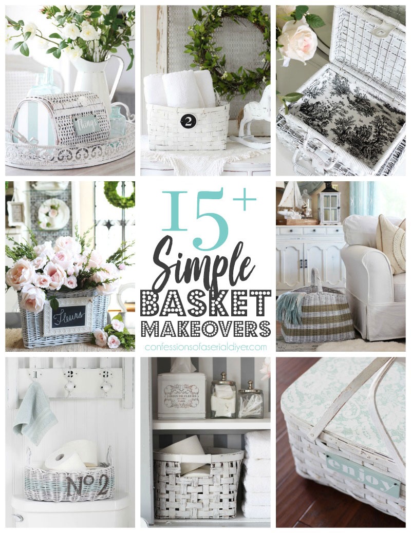 15+ Simple Basket Makeovers