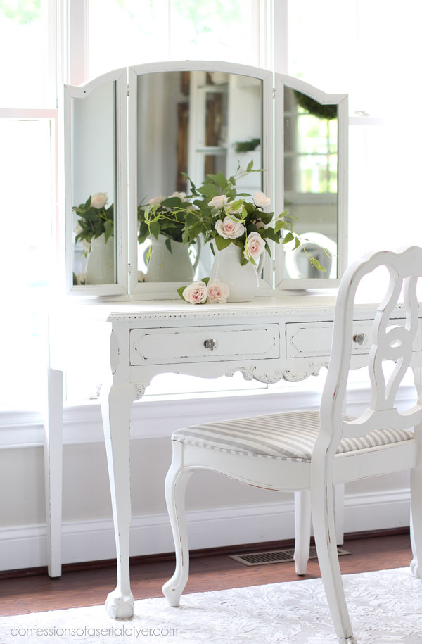 Painted dressing table