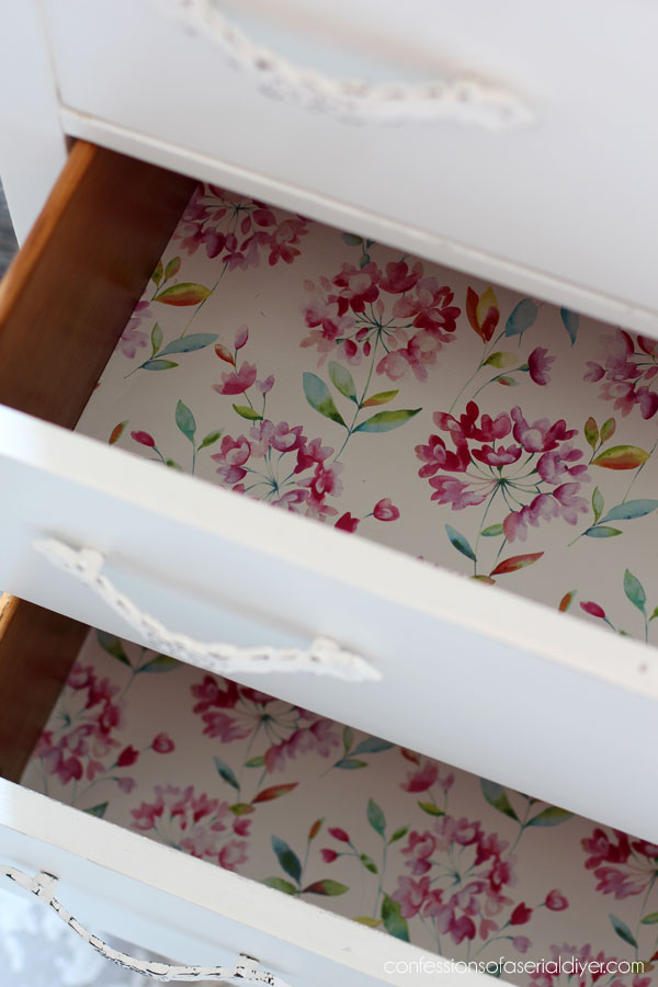 Line drawers with paper