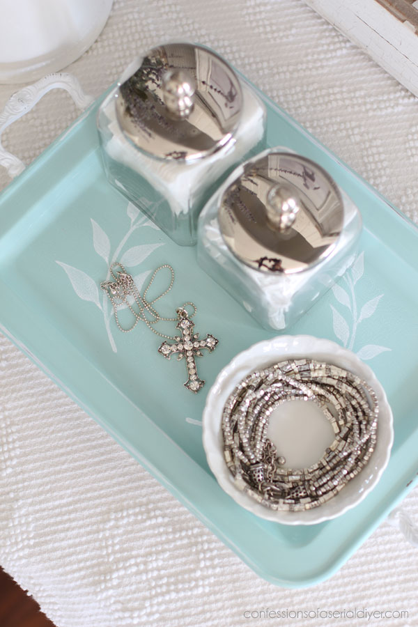 How to Paint a Silver Tray