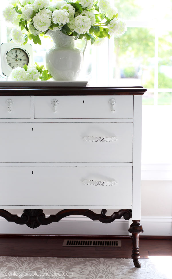 How to paint an antique dresser
