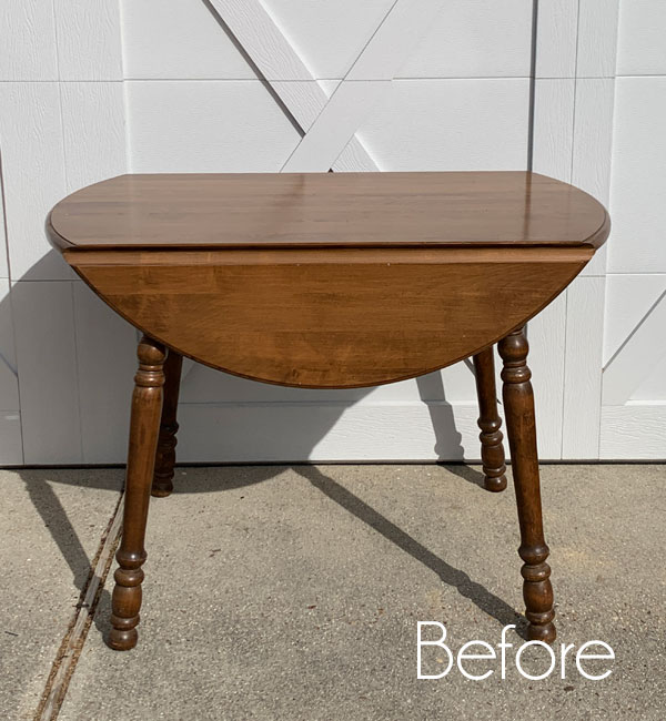 Thrifted desk makeover with Rustoleum chalk paint. - The Collected House