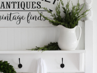 Repurposed Headboard and Footboard