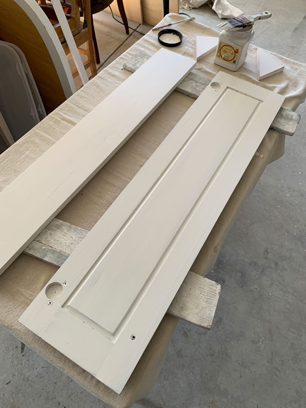 How to turn a cabinet door into a shelf