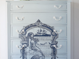Dresser painted in Bay Breeze by Silk
