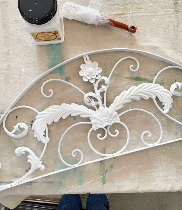 Painting metal with chalk paint