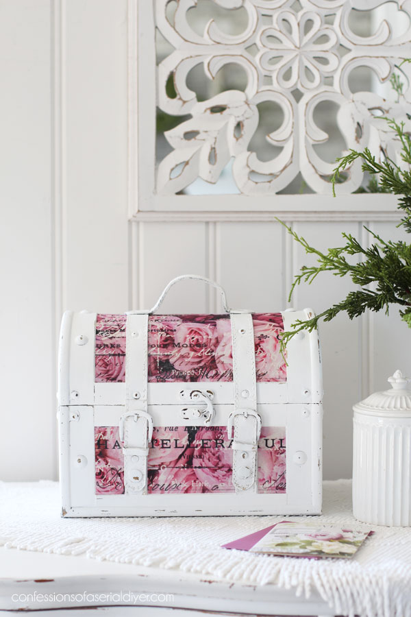 How to add decoupage tissue paper
